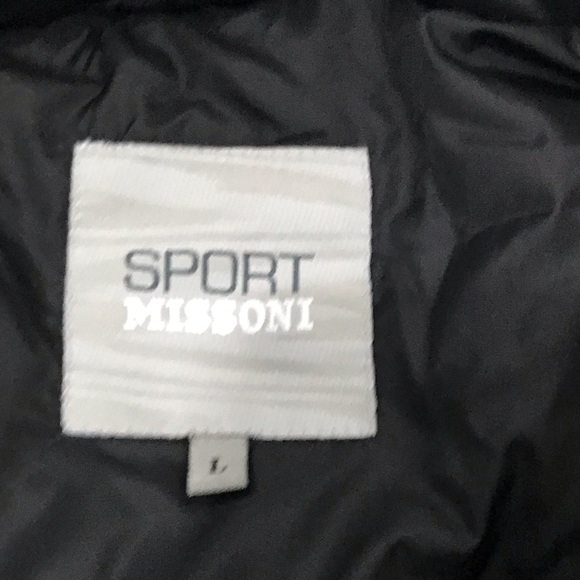 Vintage Missoni Sport Puffer Jacket Chevron - Picture 8 of 11